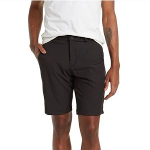 Coastaoro Mens Black Newport Pockets Lightweight Tech Shorts, NWT, Size 32